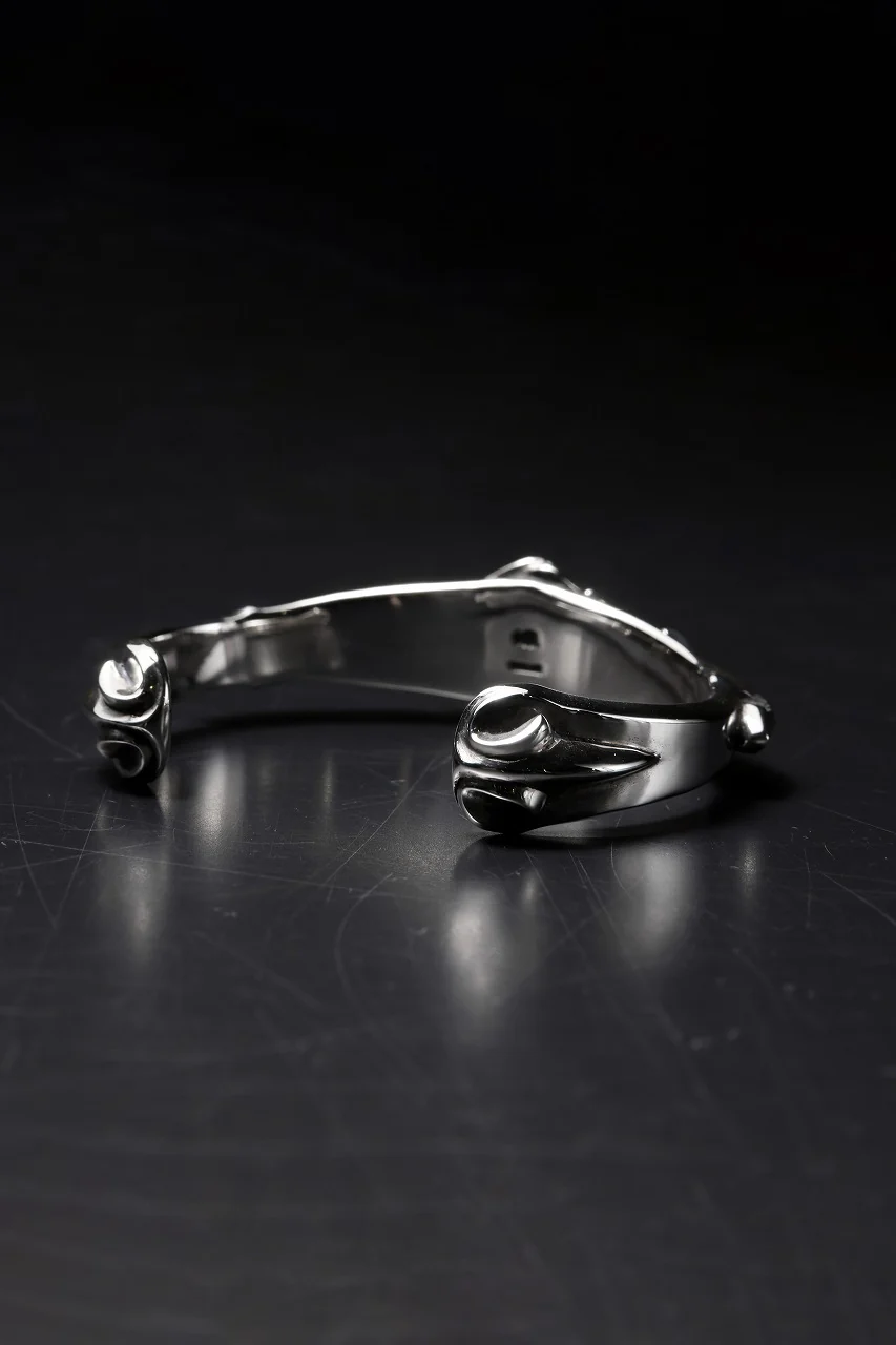 Loud Style Design - GET IN THE RING - ALL NIGHTMARE LONG - "LBG-001" SILVER BANGLE - Image 9