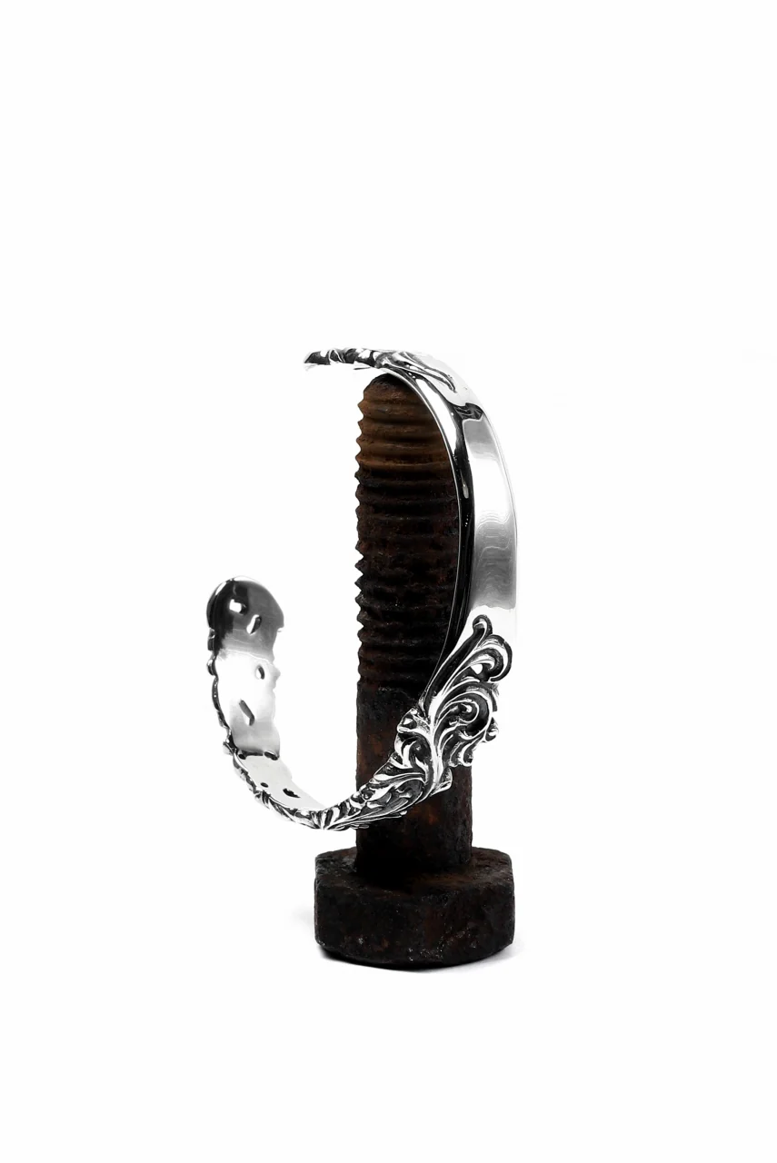Loud Style Design - GET IN THE RING "ARABESQUE" SILVER BANGLE - Image 14