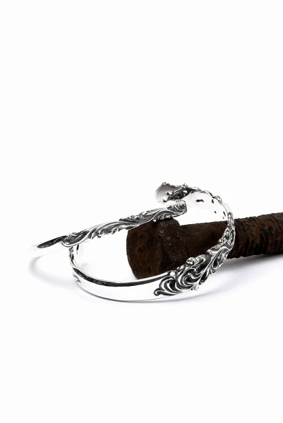 【最短出荷可能】Loud Style Design - GET IN THE RING "ARABESQUE-THIN" SILVER BANGLE - Image 15