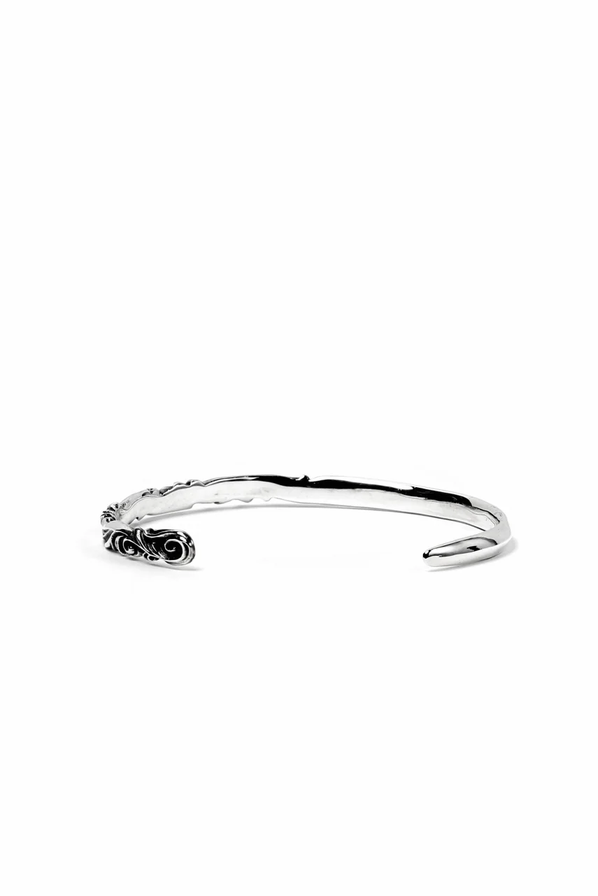 【最短出荷可能】Loud Style Design - GET IN THE RING "ARABESQUE-THIN" SILVER BANGLE - Image 6