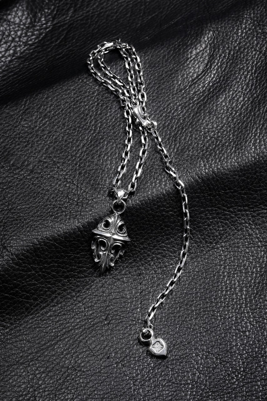 【最短出荷可能】Loud Style Design - GET IN THE RING - DARK LUSTER - "LGN-003" SILVER NECKLACE