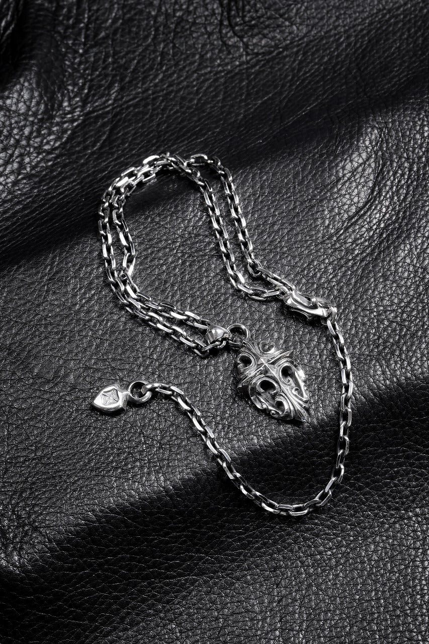 【最短出荷可能】Loud Style Design - GET IN THE RING - DARK LUSTER - "LGN-003" SILVER NECKLACE - Image 3