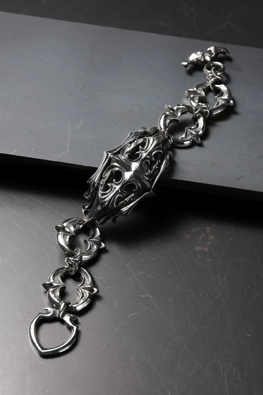 Loud Style Design - GET IN THE RING - DEMONIC FUEL - "LGB-007" SILVER BRACELET - Image 3