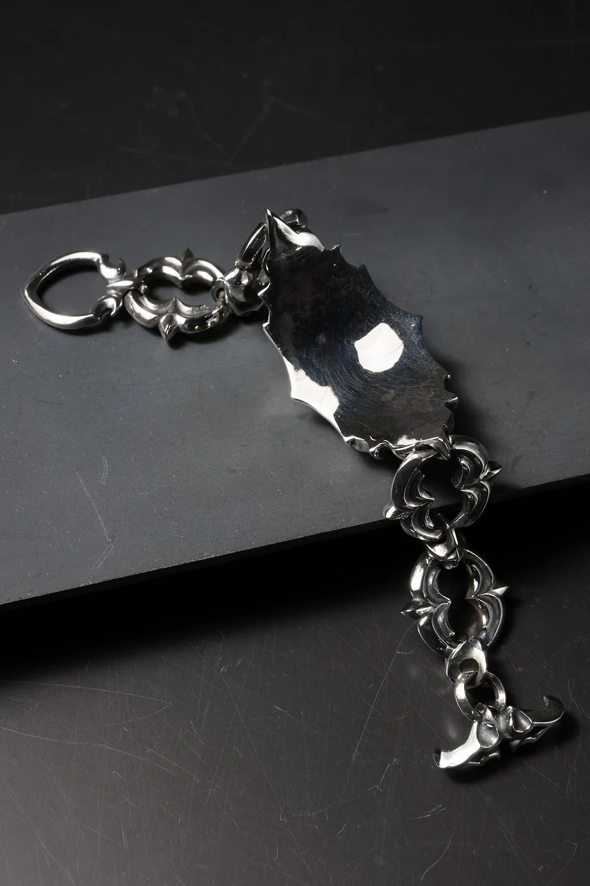 Loud Style Design - GET IN THE RING - DEMONIC FUEL - "LGB-007" SILVER BRACELET - Image 4
