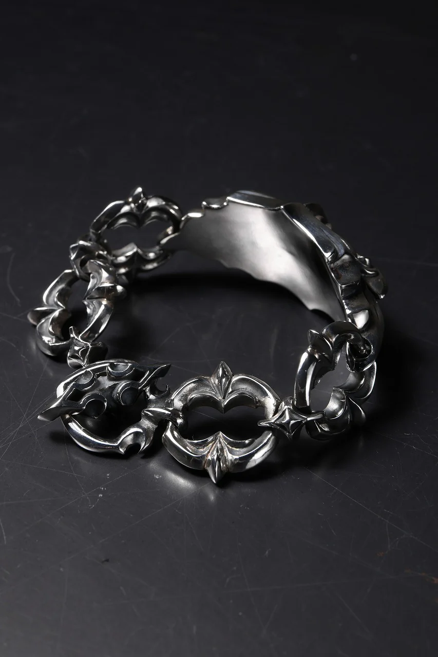 Loud Style Design - GET IN THE RING - DEMONIC FUEL - "LGB-007" SILVER BRACELET - Image 8
