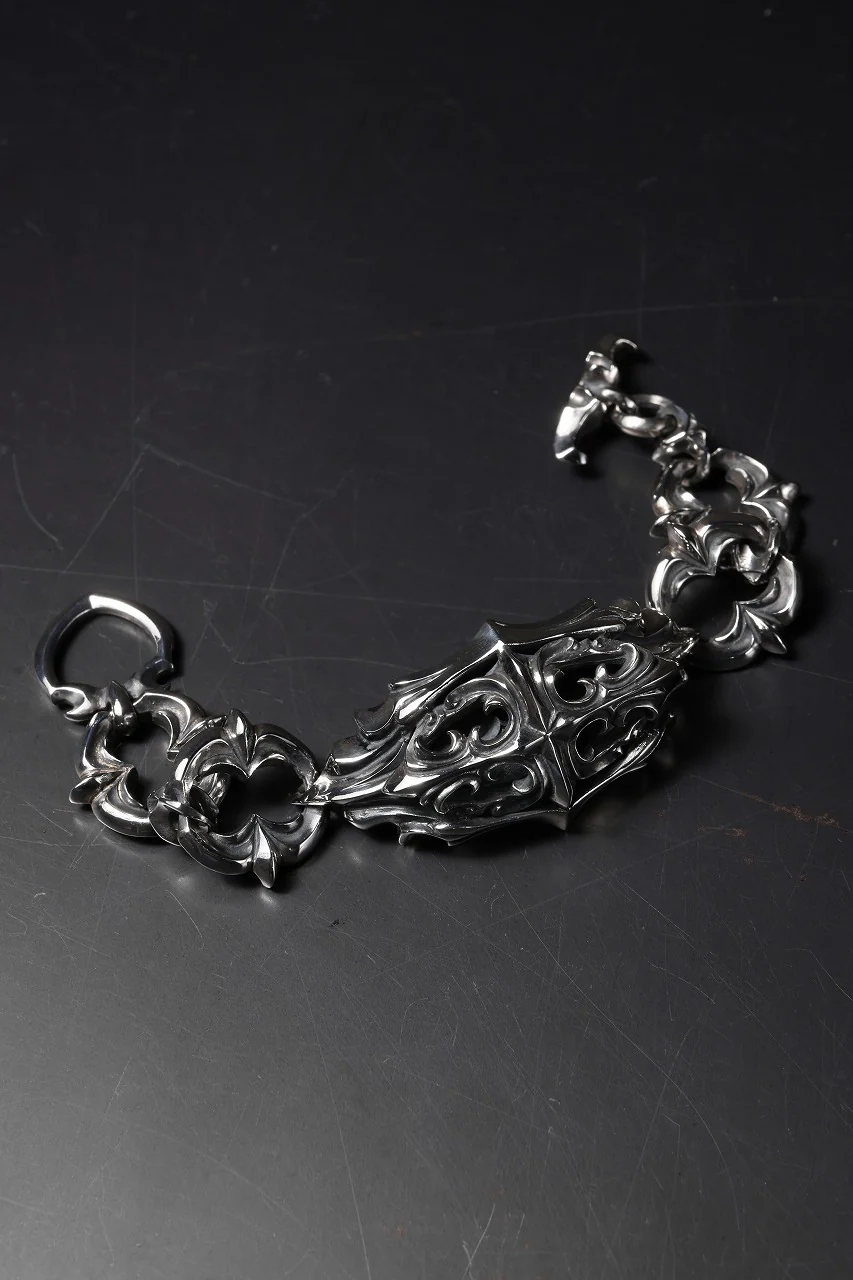 Loud Style Design - GET IN THE RING - DEMONIC FUEL - "LGB-007" SILVER BRACELET - Image 9