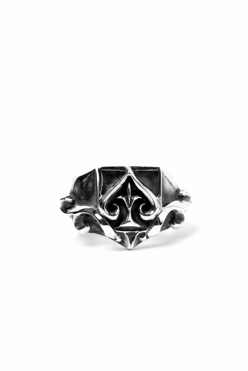 Loud Style Design - GET IN THE RING "HARD ACE" SILVER RING