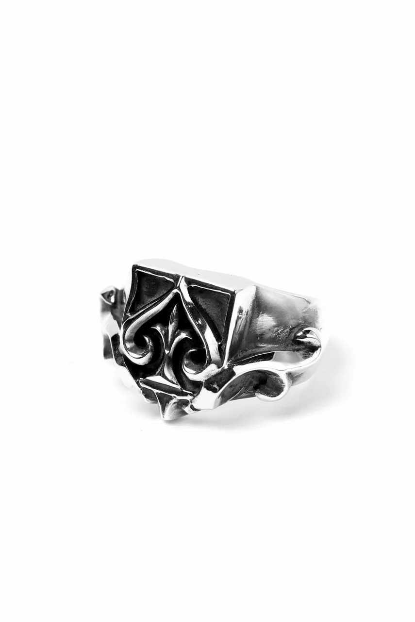 Loud Style Design - GET IN THE RING "HARD ACE" SILVER RING - Image 2