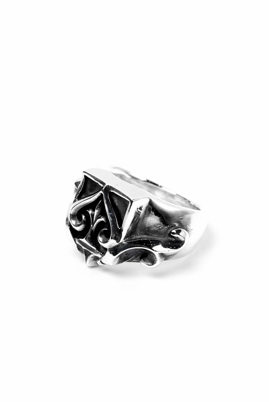 Loud Style Design - GET IN THE RING "HARD ACE" SILVER RING - Image 4