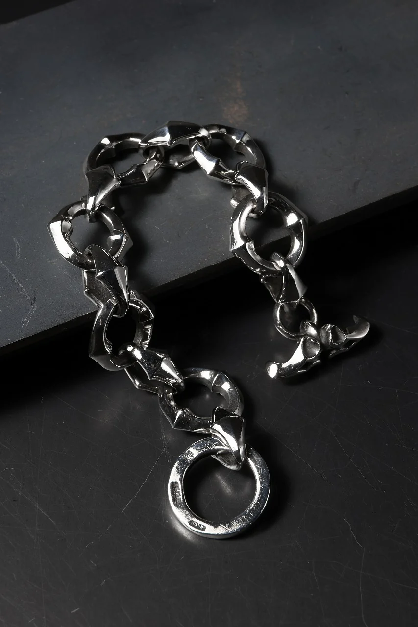 Loud Style Design - GET IN THE RING - Innocent Bystander - "LGB-012" SILVER BRACELET