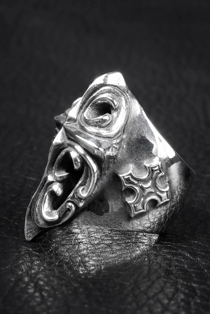 【一部サイズ最短出荷可能】Loud Style Design - GET IN THE RING - DIABOLUS - "LGR-005" SILVER RING - Image 5