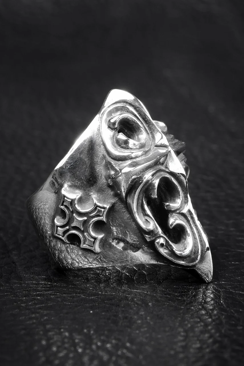 【一部サイズ最短出荷可能】Loud Style Design - GET IN THE RING - DIABOLUS - "LGR-005" SILVER RING - Image 9