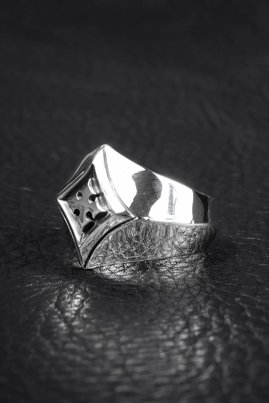 Loud Style Design - GET IN THE RING - LUSTER - "LGR-013" SILVER RING - Image 4