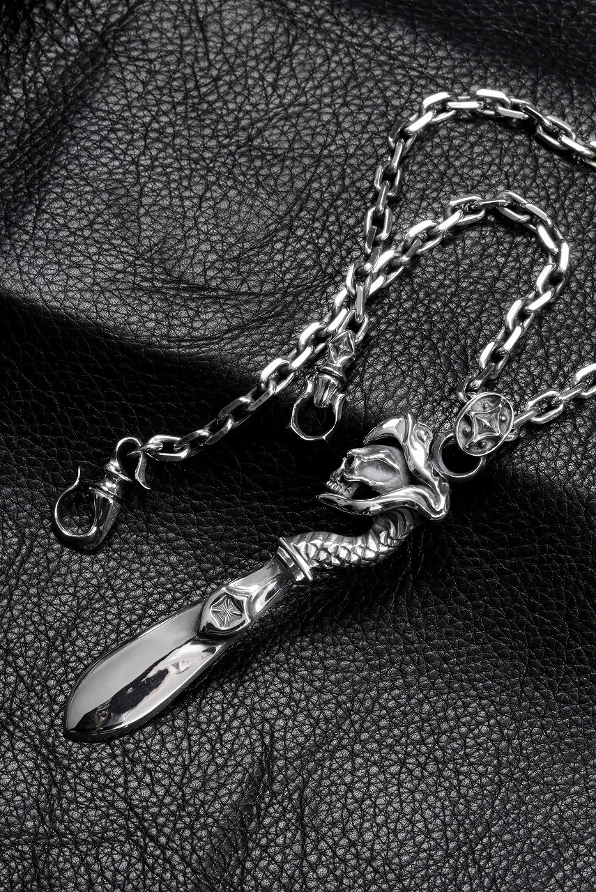 Loud Style Design - GET IN THE RING - LOUD SLASHER - "LGN-108" SILVER NECKLACE - Image 21