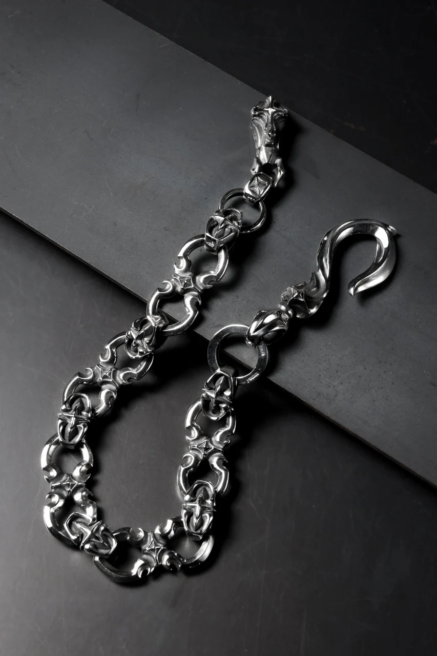 Loud Style Design - GET IN THE RING - SHADOW GRAVE - "LGWC-003" SILVER WALLET CHAIN