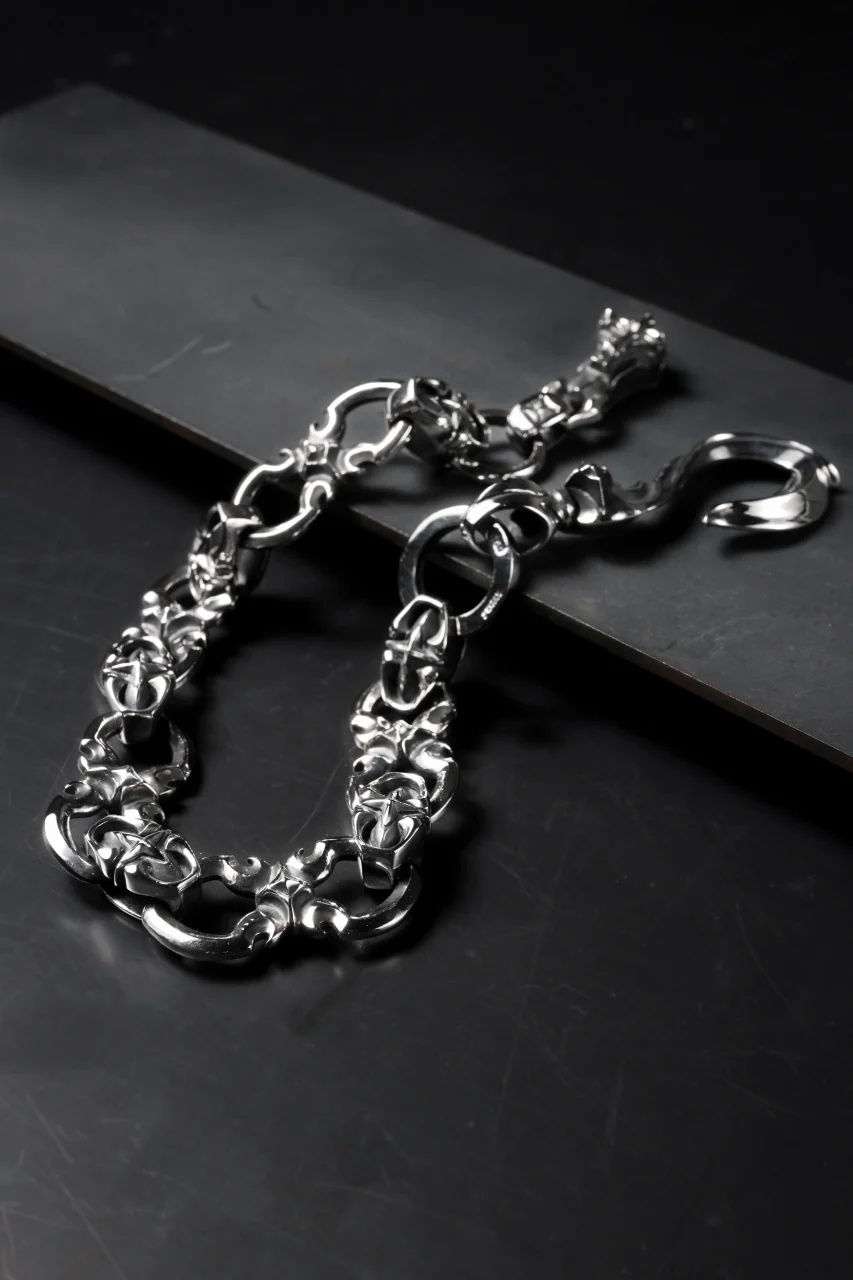 Loud Style Design - GET IN THE RING - SHADOW GRAVE - "LGWC-003" SILVER WALLET CHAIN - Image 3