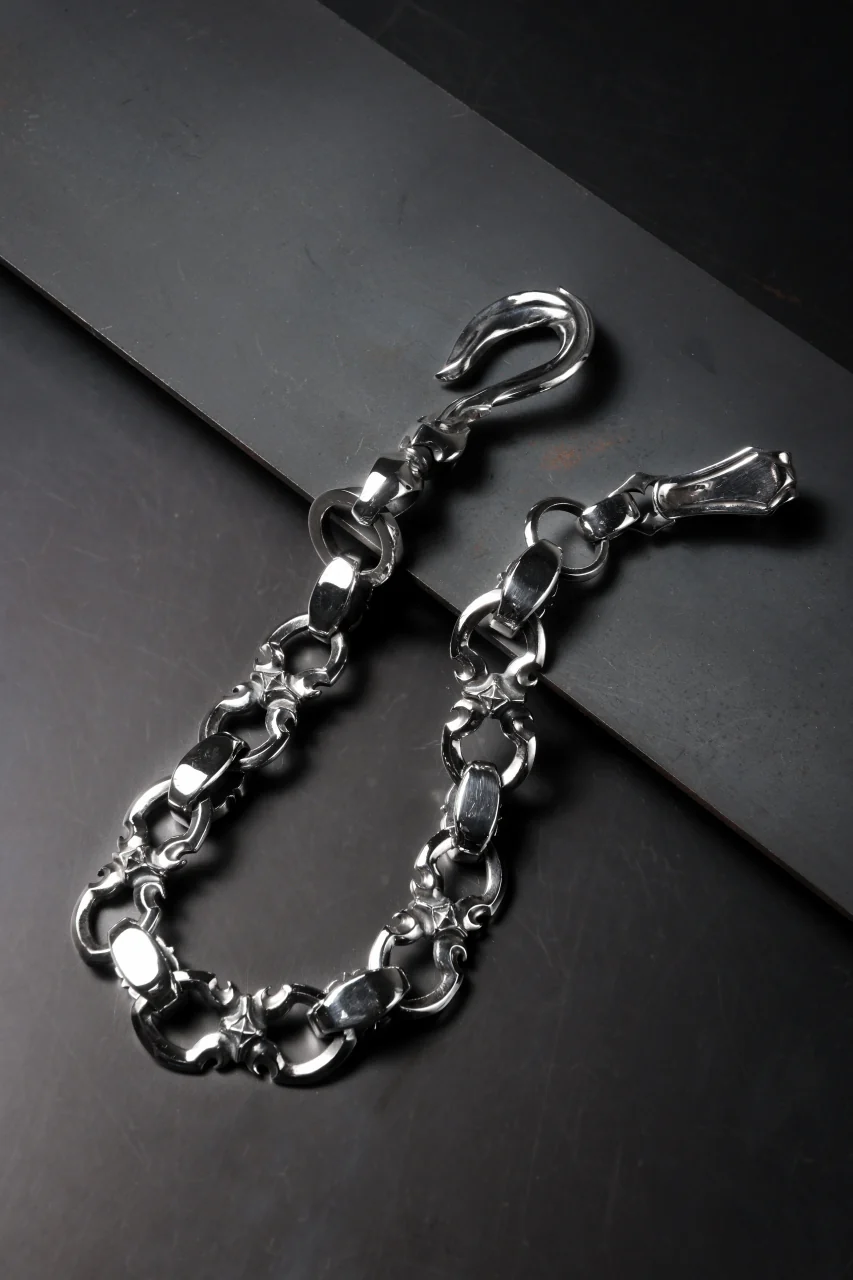 Loud Style Design - GET IN THE RING - SHADOW GRAVE - "LGWC-003" SILVER WALLET CHAIN - Image 4