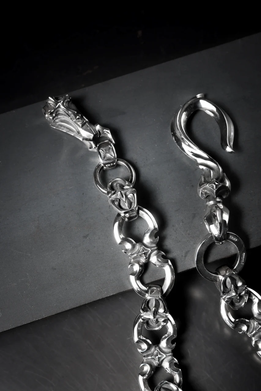Loud Style Design - GET IN THE RING - SHADOW GRAVE - "LGWC-003" SILVER WALLET CHAIN - Image 6
