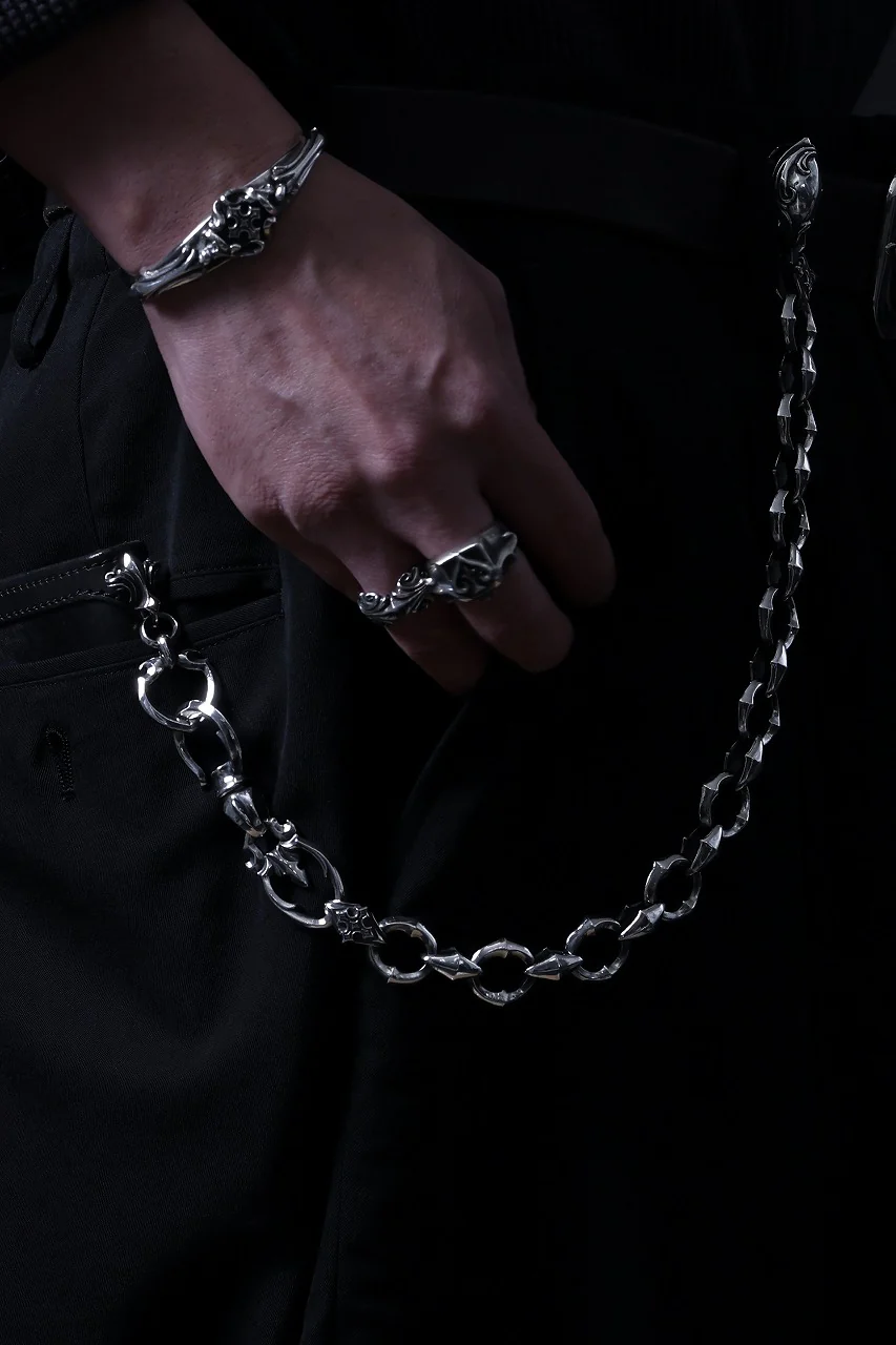 Loud Style Design - GET IN THE RING - SOME KIND of MONSTER - "LGWC-008" SILVER WALLET CHAIN - Image 16