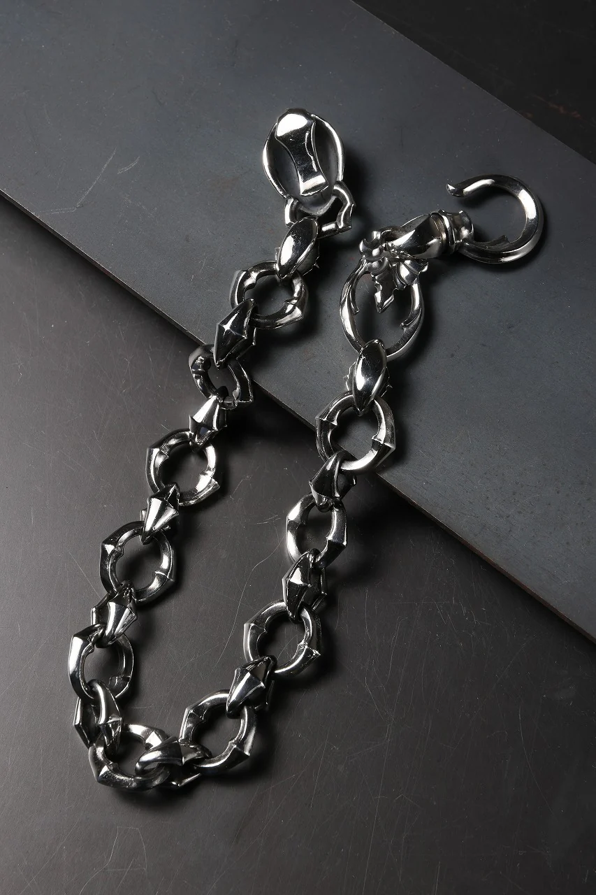 Loud Style Design - GET IN THE RING - SOME KIND of MONSTER - "LGWC-008" SILVER WALLET CHAIN - Image 2