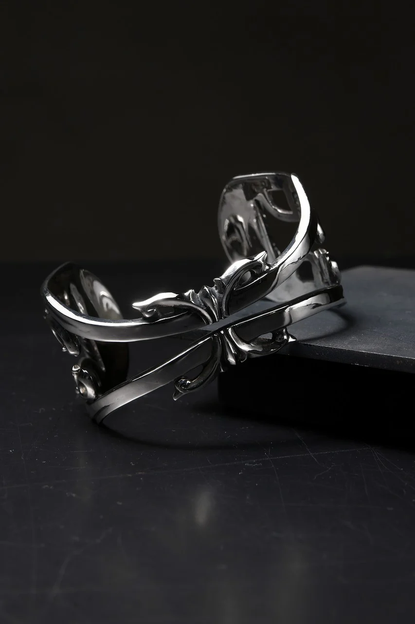 Loud Style Design - GET IN THE RING - "UBG-005" SILVER BANGLE