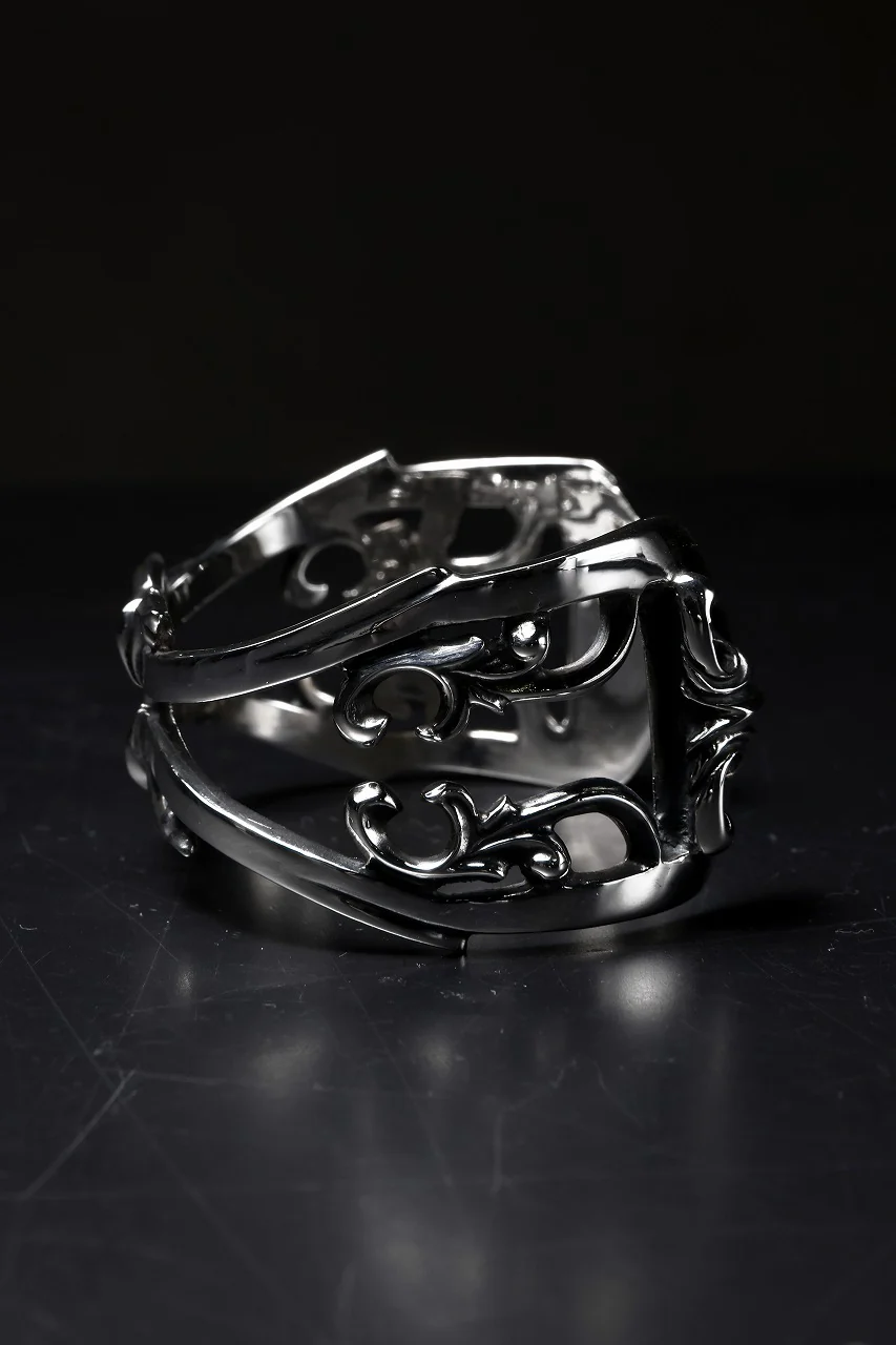 Loud Style Design - GET IN THE RING - "UBG-005" SILVER BANGLE - Image 9