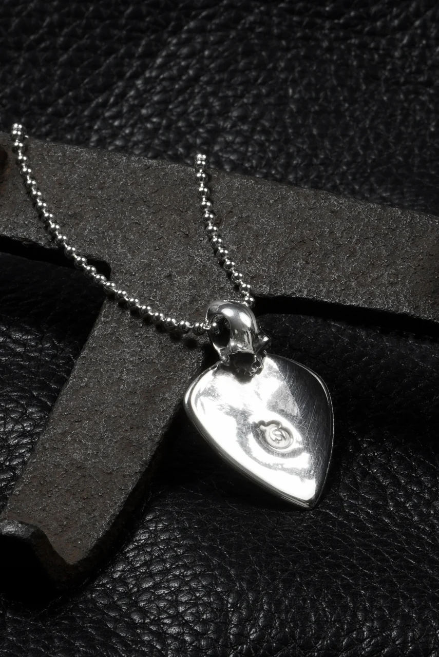 Loud Style Design - RAIN DOG - SKULL PIC - "LSH-001" SILVER PENDANT - Image 9