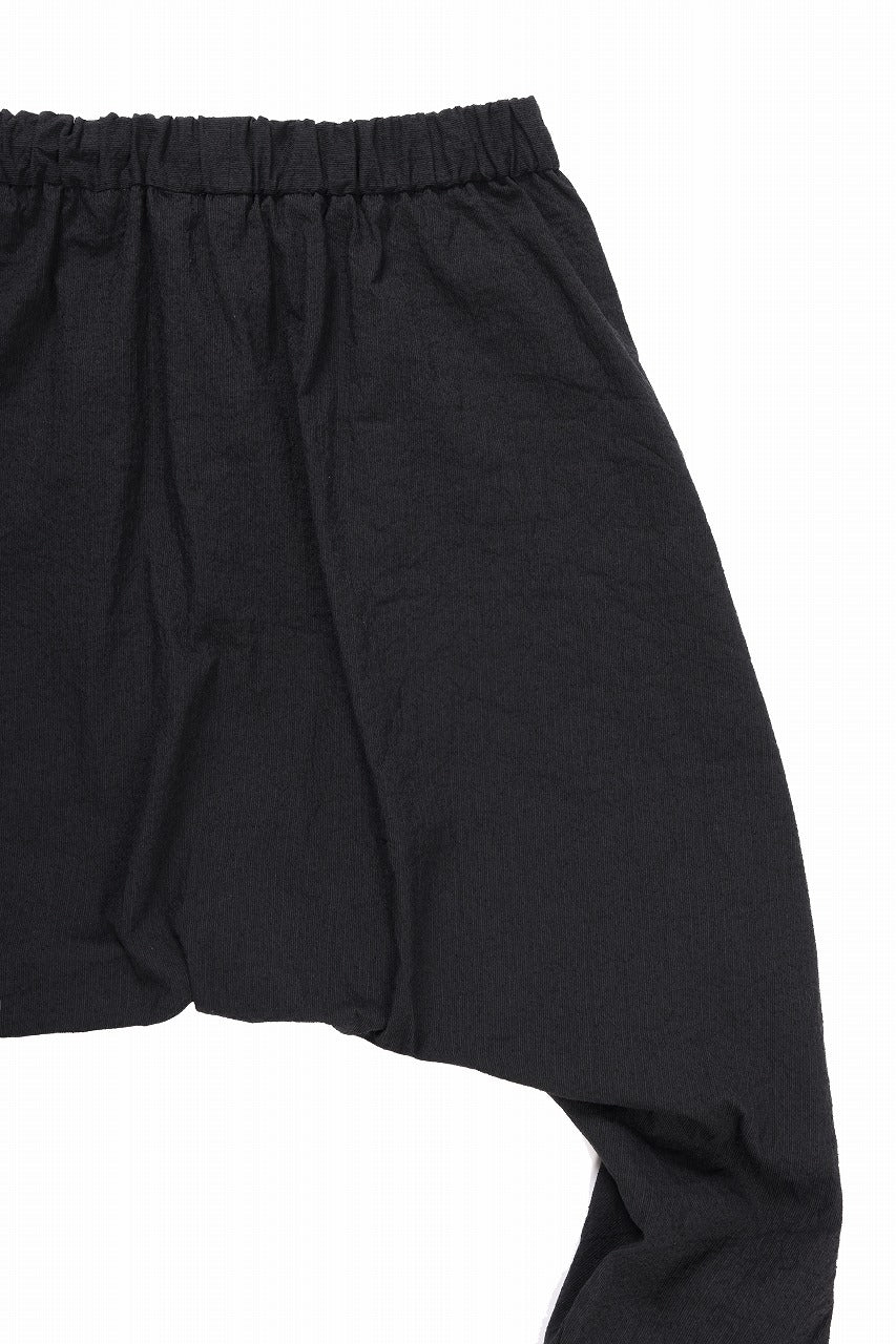 m.a+ 2 vertical pocket elastic waist sarrouel / PU521 CVPS (BLACK) - Image 10