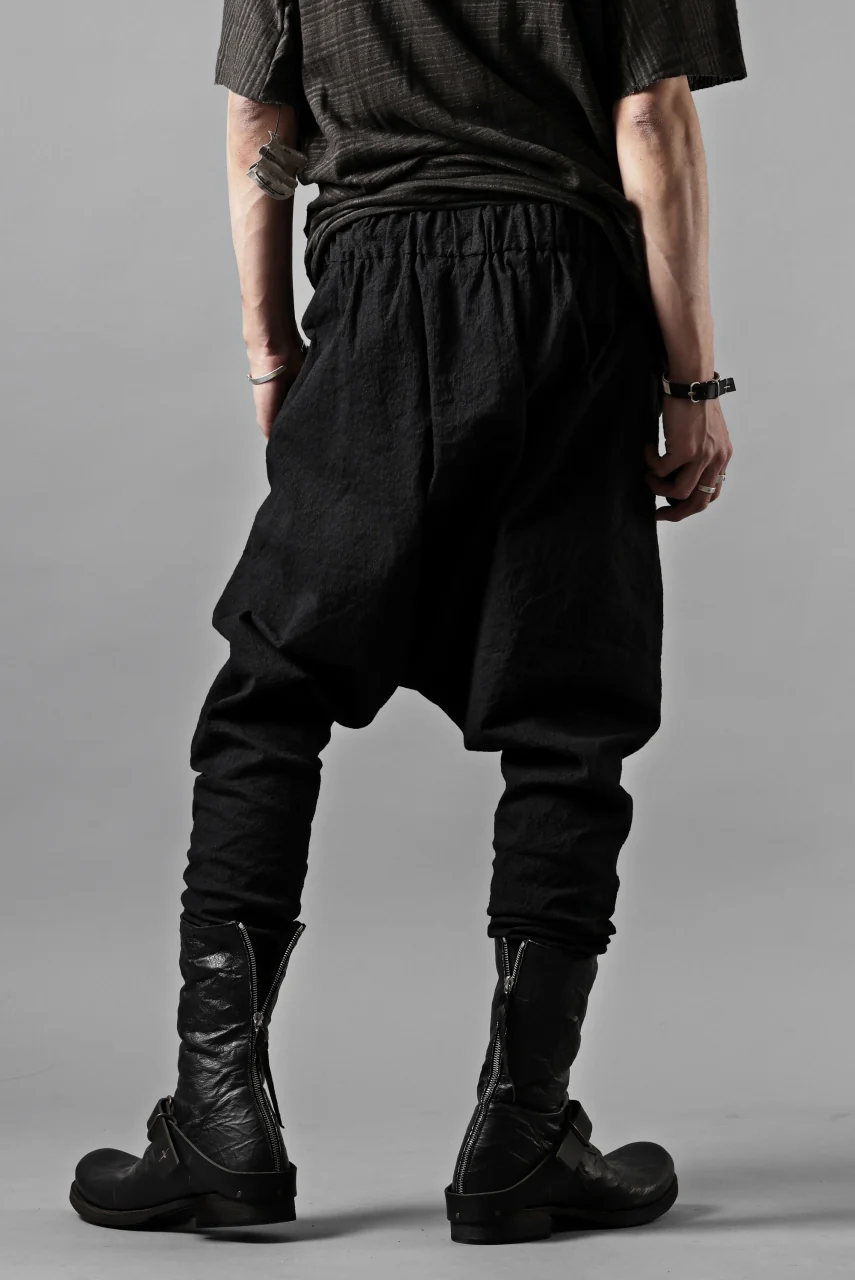 m.a+ 2 vertical pocket elastic waist sarrouel / PU521 CVPS (BLACK) - Image 14