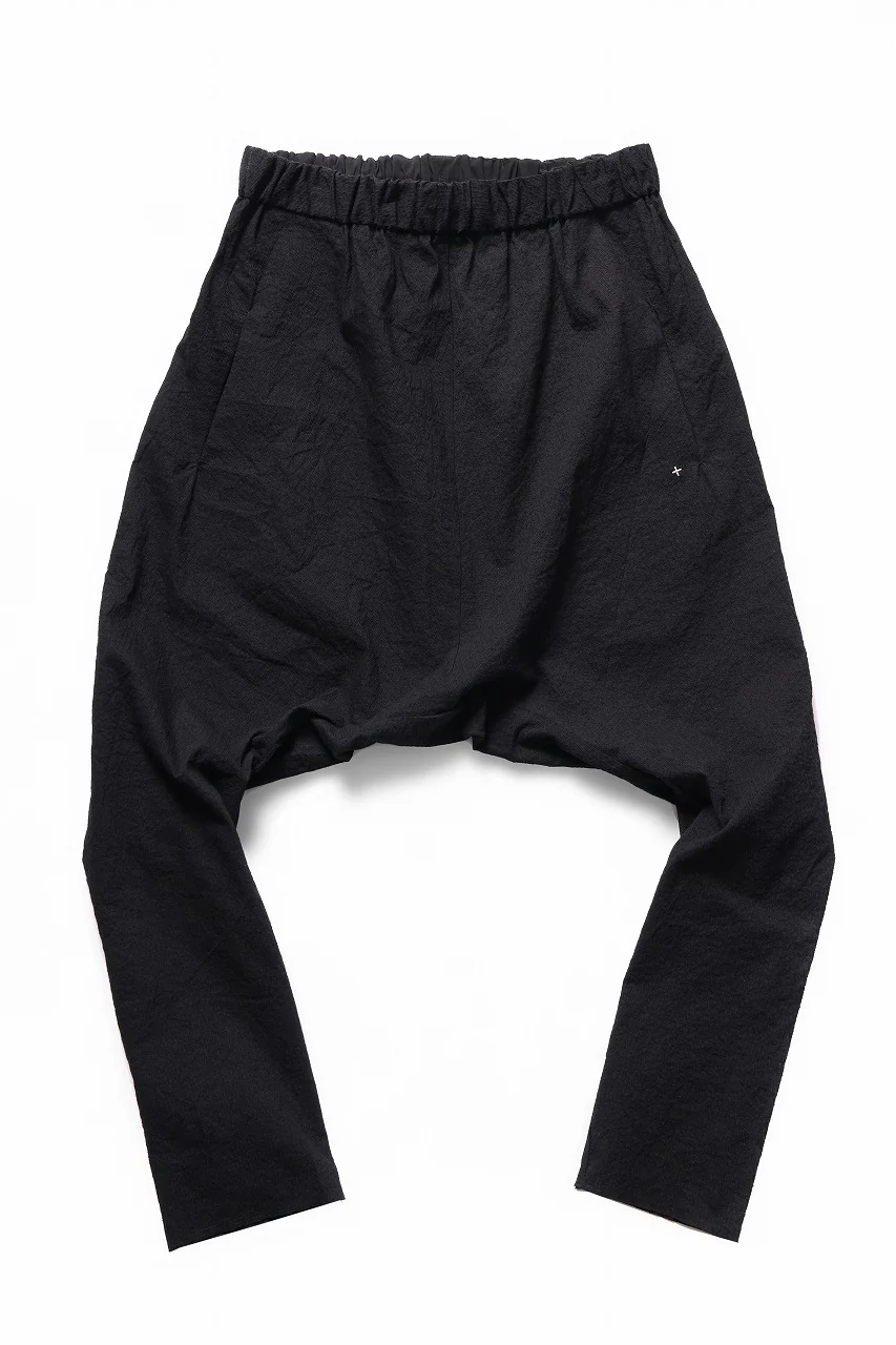 m.a+ 2 vertical pocket elastic waist sarrouel / PU521 CVPS (BLACK) - Image 2