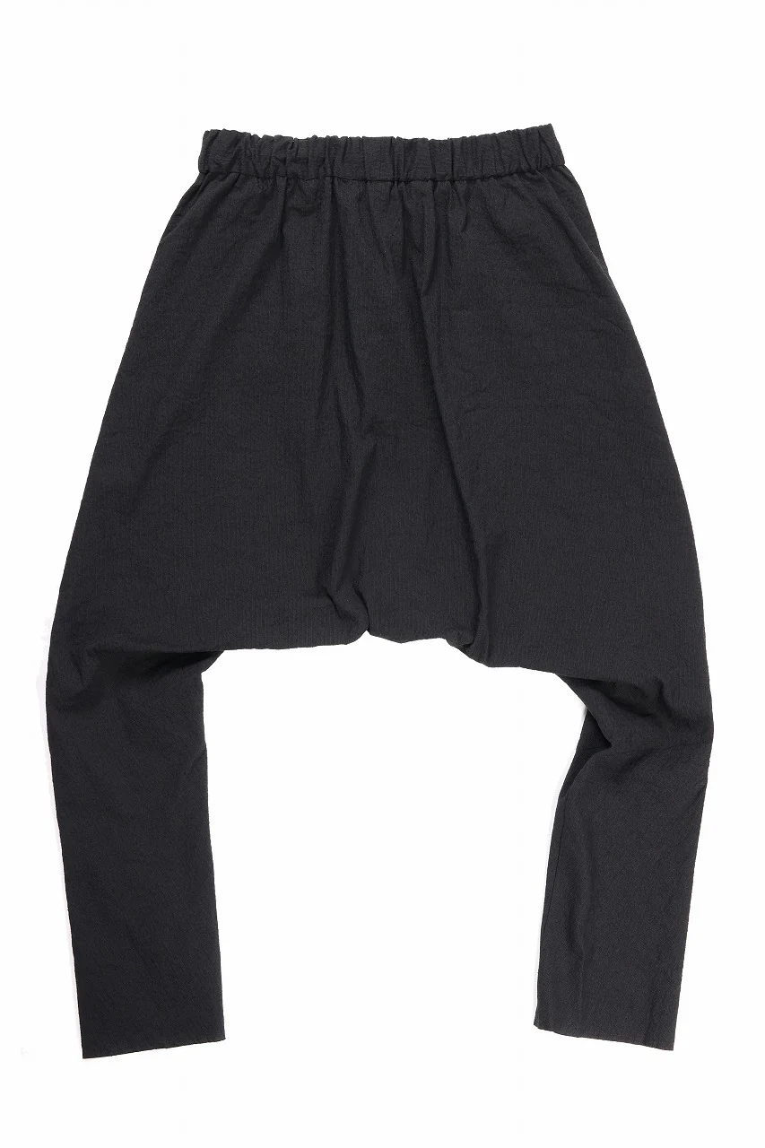 m.a+ 2 vertical pocket elastic waist sarrouel / PU521 CVPS (BLACK) - Image 3