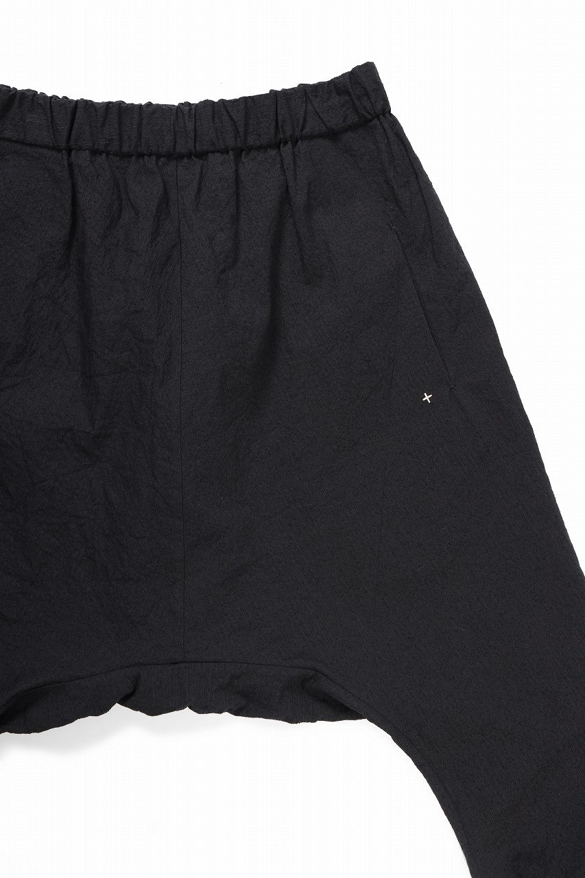 m.a+ 2 vertical pocket elastic waist sarrouel / PU521 CVPS (BLACK) - Image 4