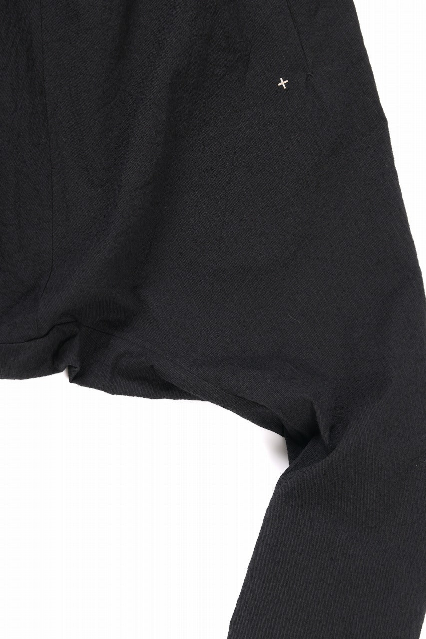 m.a+ 2 vertical pocket elastic waist sarrouel / PU521 CVPS (BLACK) - Image 5