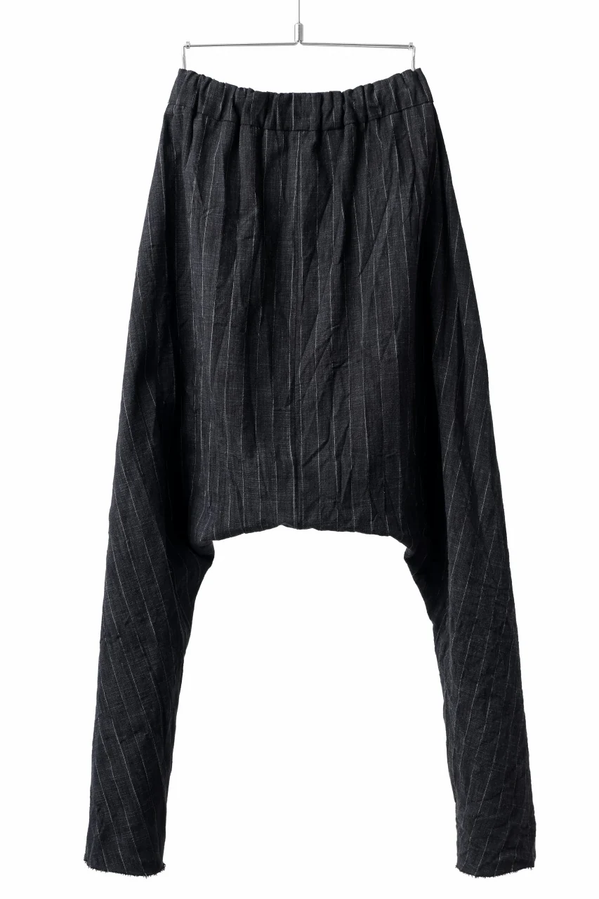m.a+ 2 vertical pocket elastic waist sarrouel / PU521/CWST (BLACK/WHITE) - Image 3