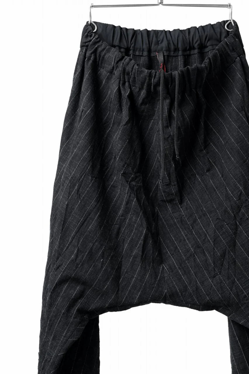 m.a+ 2 vertical pocket elastic waist sarrouel / PU521/CWST (BLACK/WHITE) - Image 5