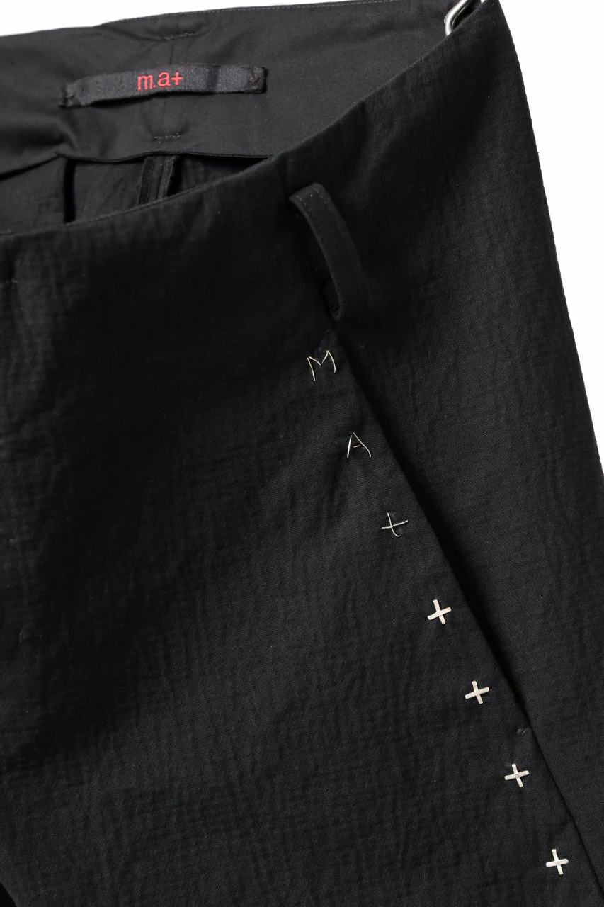 m.a+ 3 pocket silver cross studds tight pants / P1CM/S/CM4 (BLACK) - Image 14