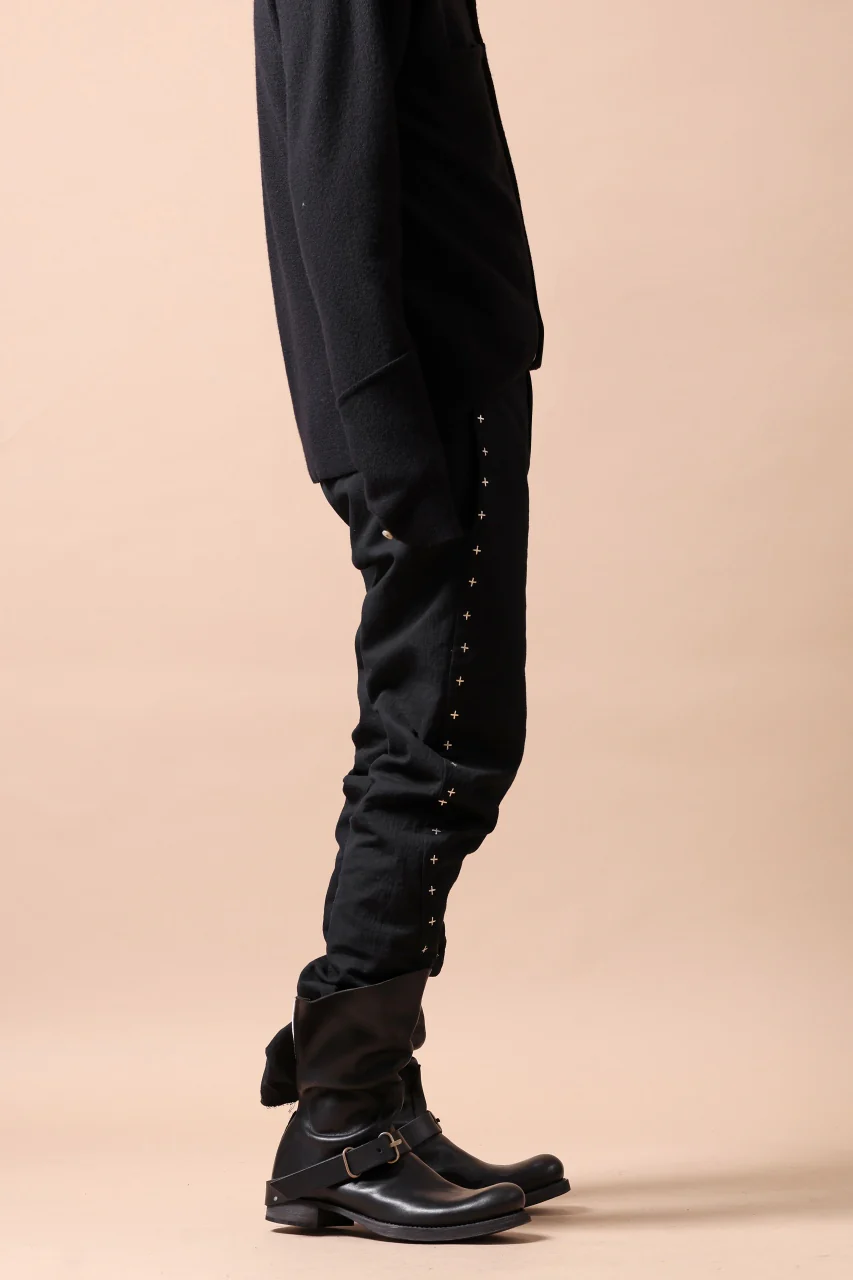m.a+ 3 pocket silver cross studds tight pants / P1CM/S/CM4 (BLACK) - Image 33