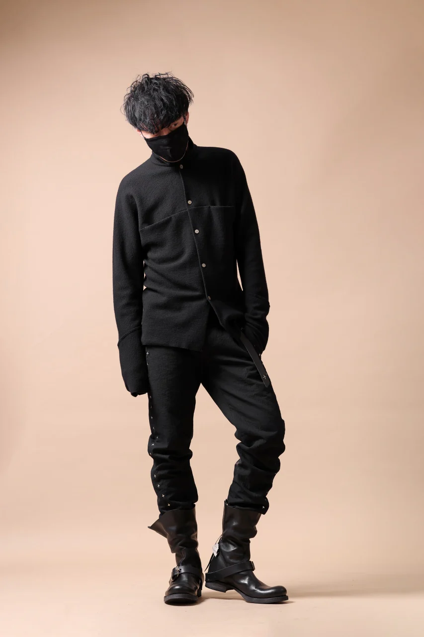 m.a+ 3 pocket silver cross studds tight pants / P1CM/S/CM4 (BLACK) - Image 40