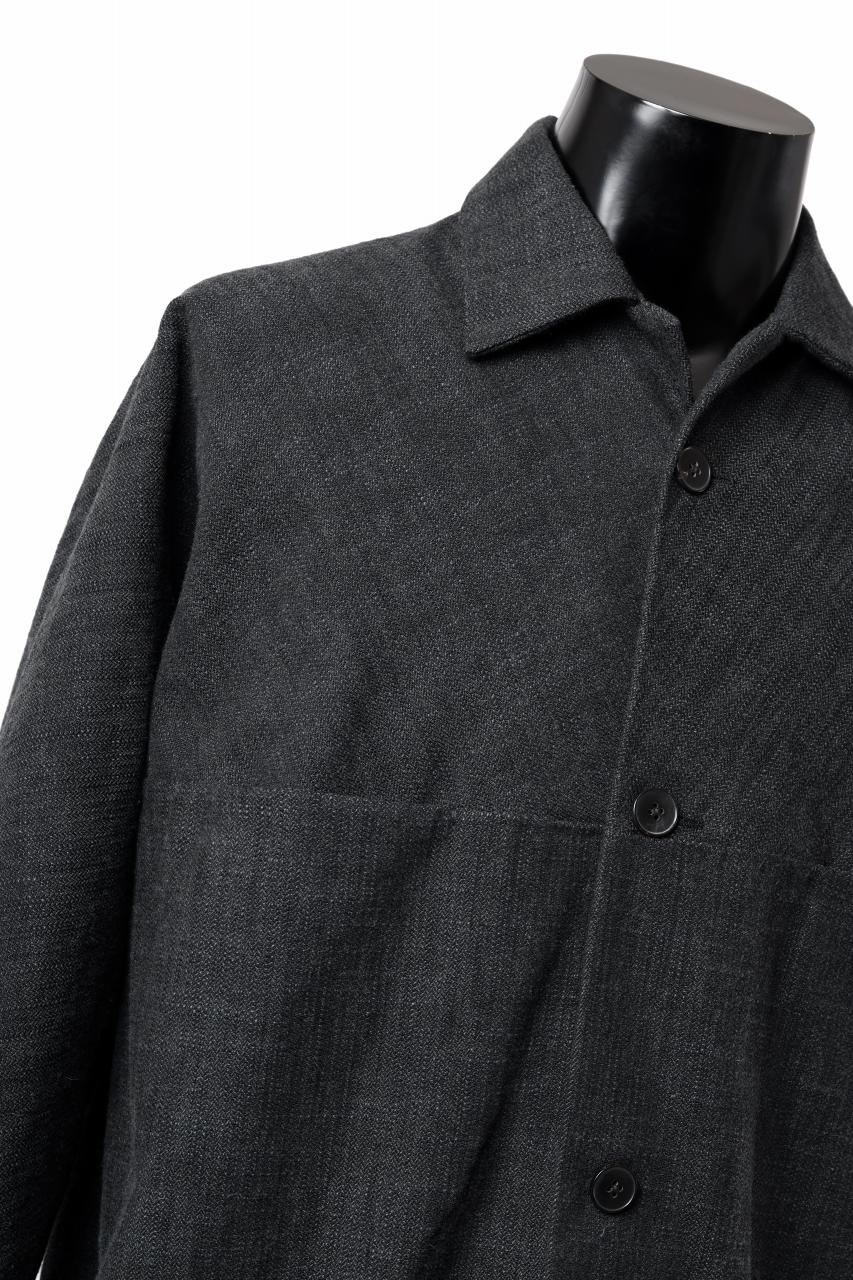 m.a+ 4 pocket medium fit coat / C254/M/CWP2 (DARK GREEN) - Image 11