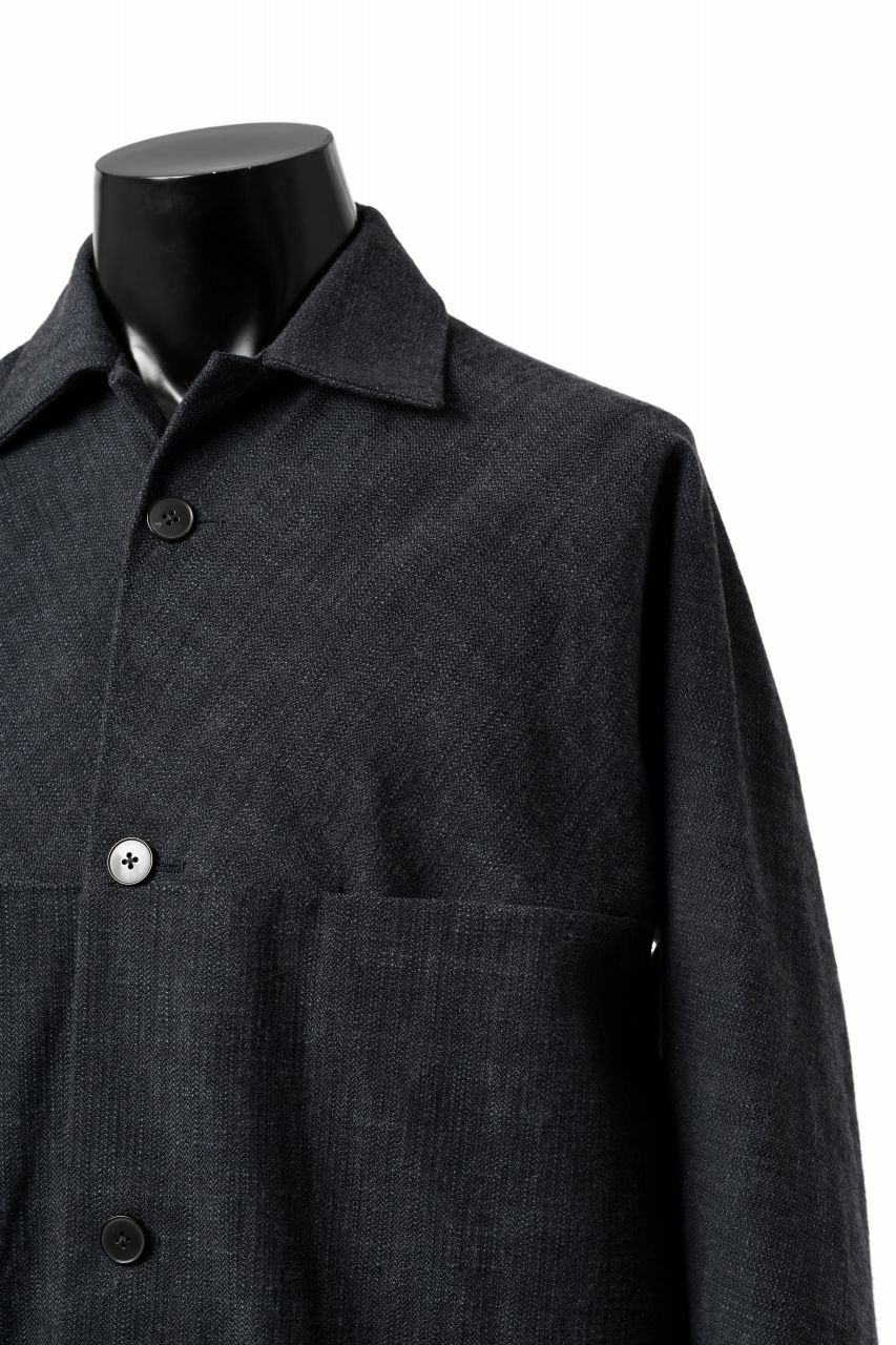 m.a+ 4 pocket medium fit coat / C254/M/CWP2 (DARK GREEN) - Image 13