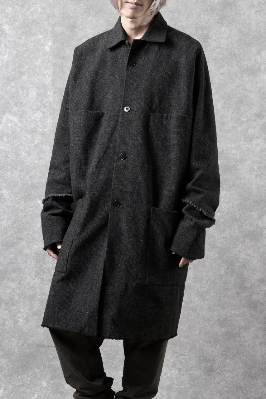 m.a+ 4 pocket medium fit coat / C254/M/CWP2 (DARK GREEN) - Image 26