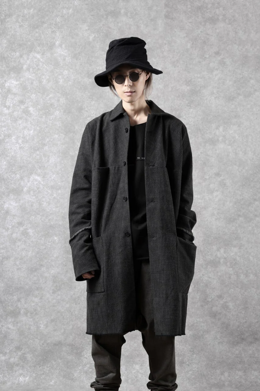 m.a+ 4 pocket medium fit coat / C254/M/CWP2 (DARK GREEN) - Image 36