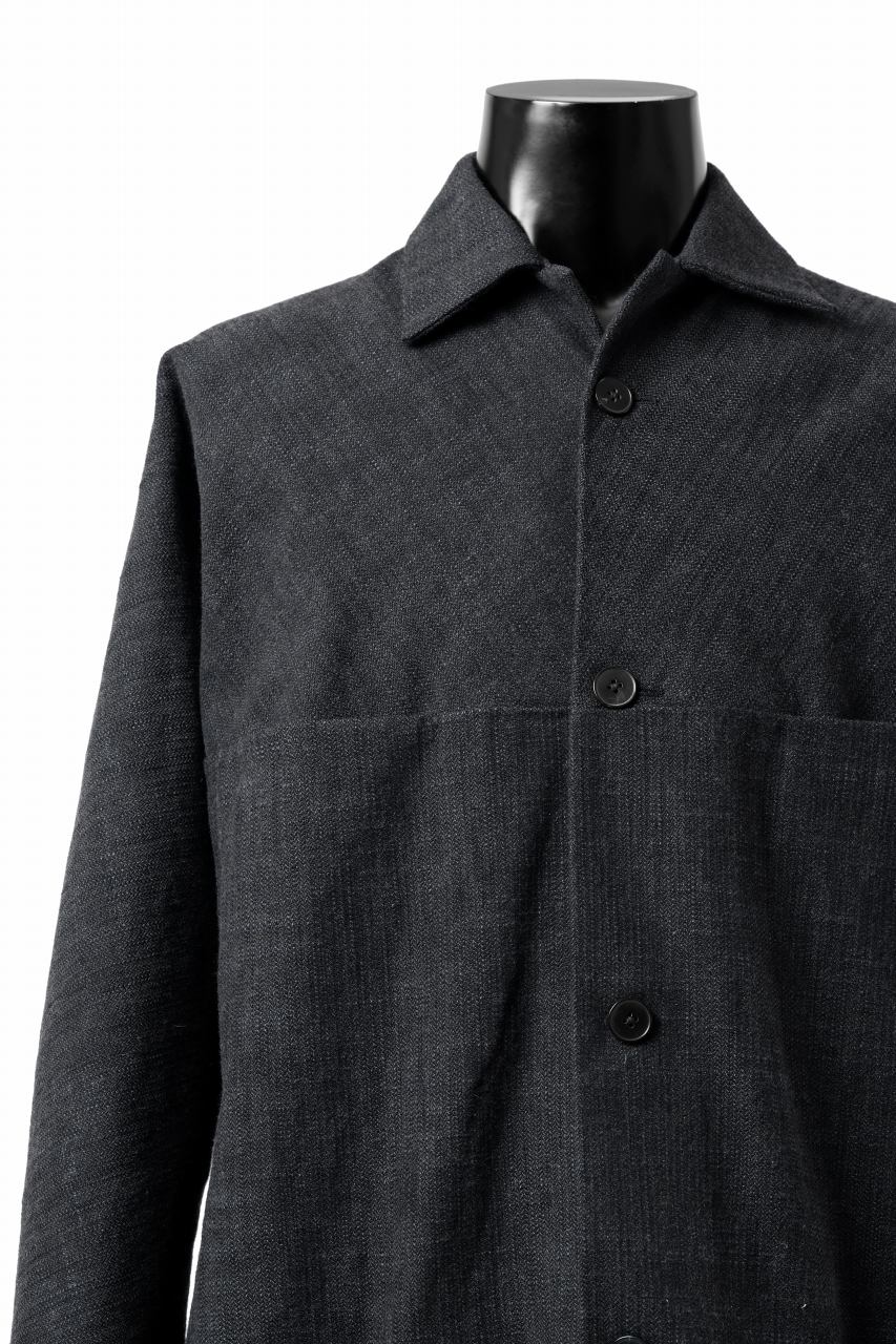 m.a+ 4 pocket medium fit coat / C254/M/CWP2 (DARK GREEN) - Image 6