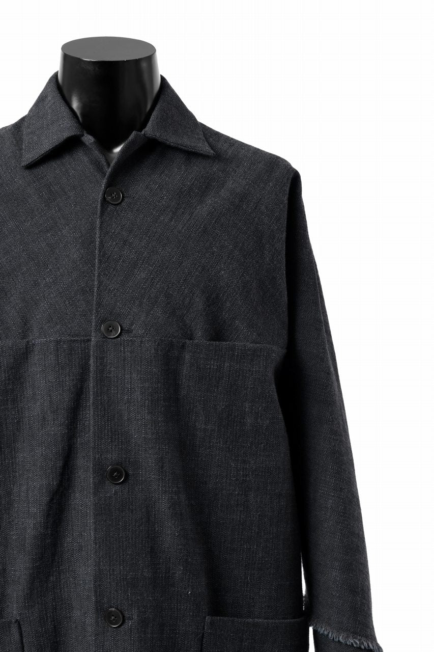 m.a+ 4 pocket medium fit coat / C254/M/CWP2 (DARK GREEN) - Image 7