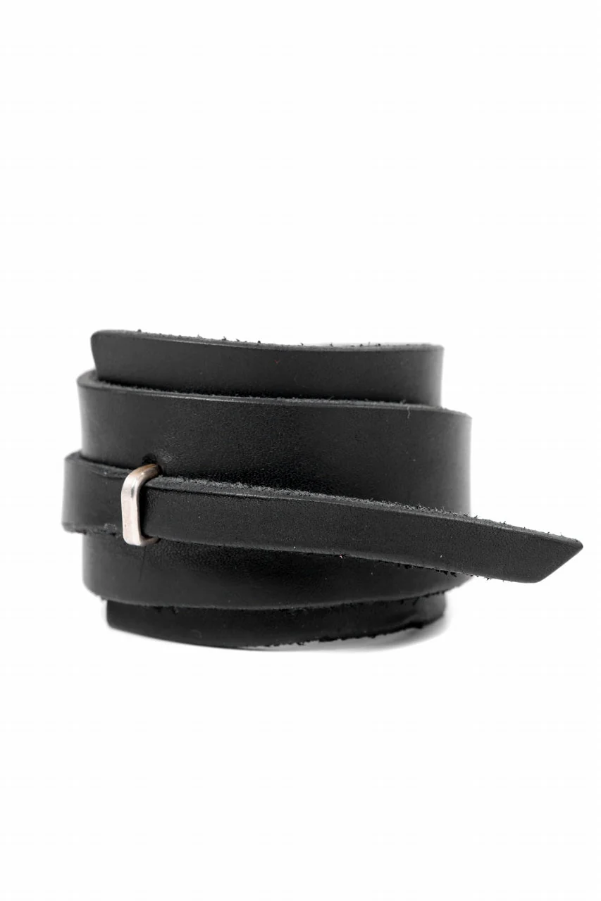 m.a+ croissant wrist band #2 / A-F0K3/GR3,0 (BLACK) - Image 11
