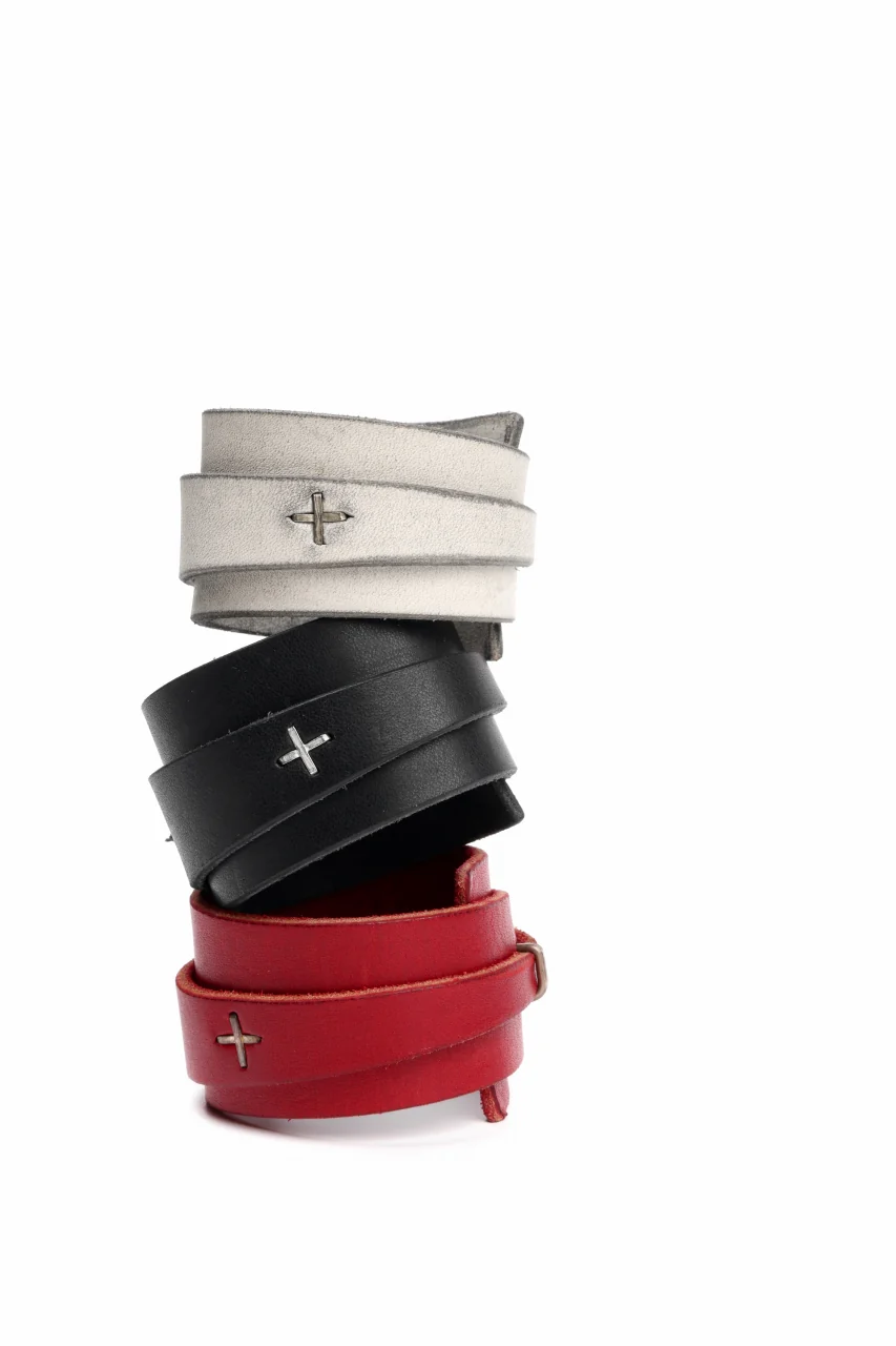 m.a+ croissant wrist band #2 / A-F0K3/GR3,0 (BLACK) - Image 18