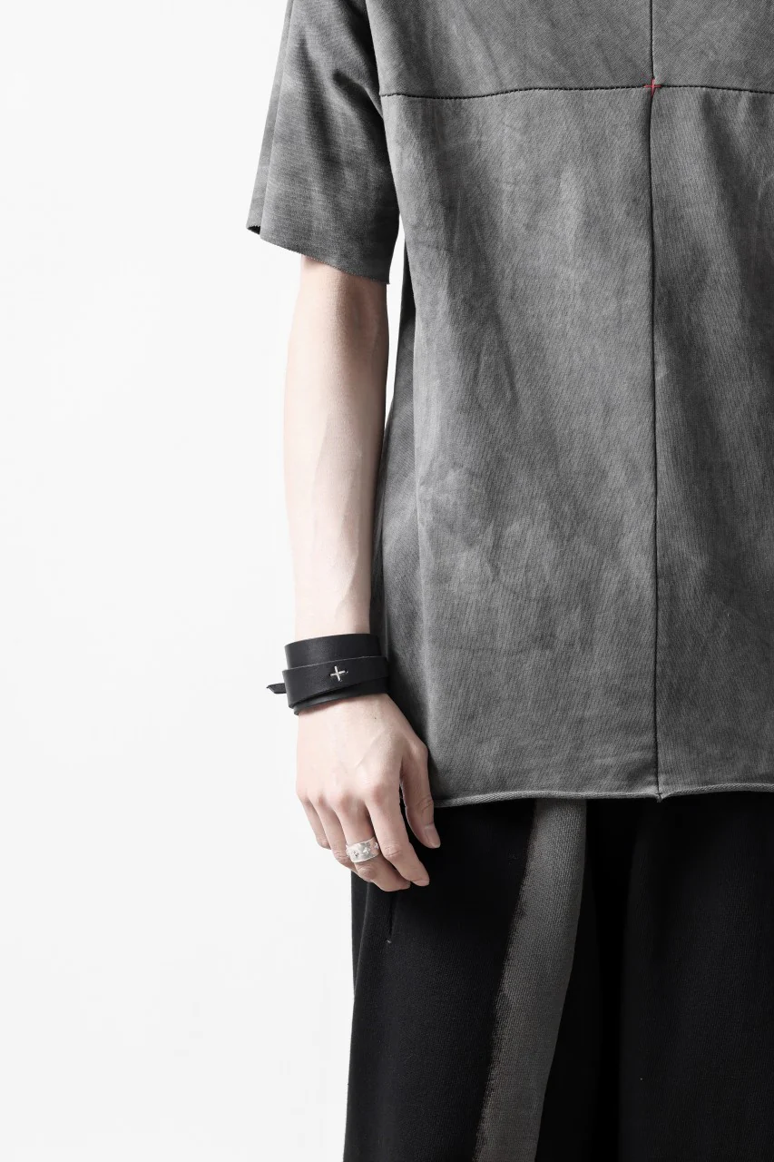 m.a+ croissant wrist band #2 / A-F0K3/GR3,0 (BLACK) - Image 3