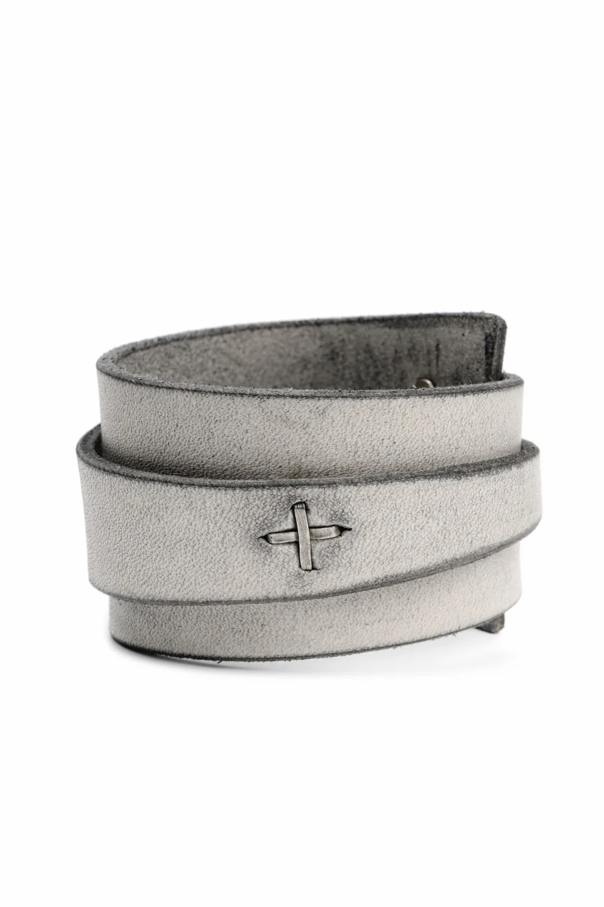 m.a+ croissant wrist band #2 / A-F0K3/GR3,0 (CARBON)