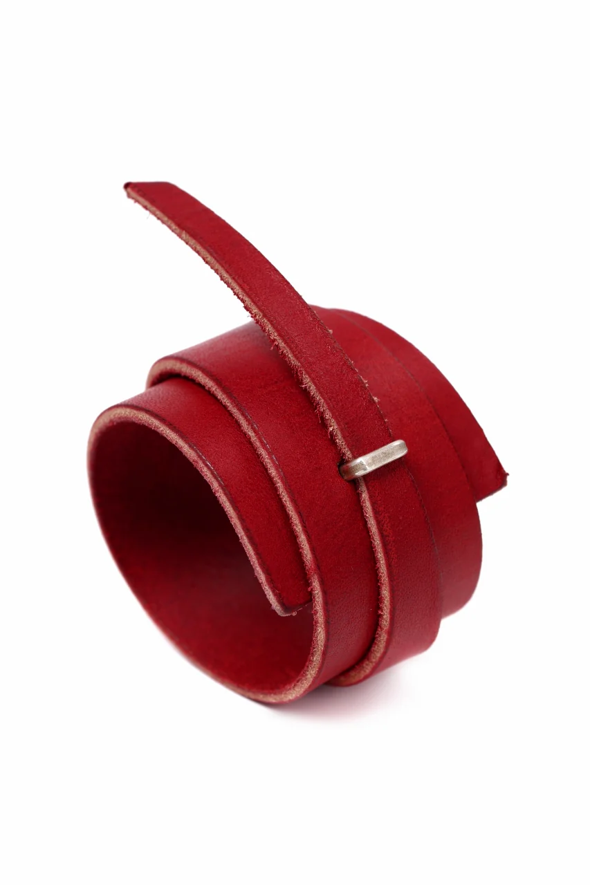 m.a+ croissant wrist band / A-F0K3/GR3,0 (CHILI RED) - Image 11