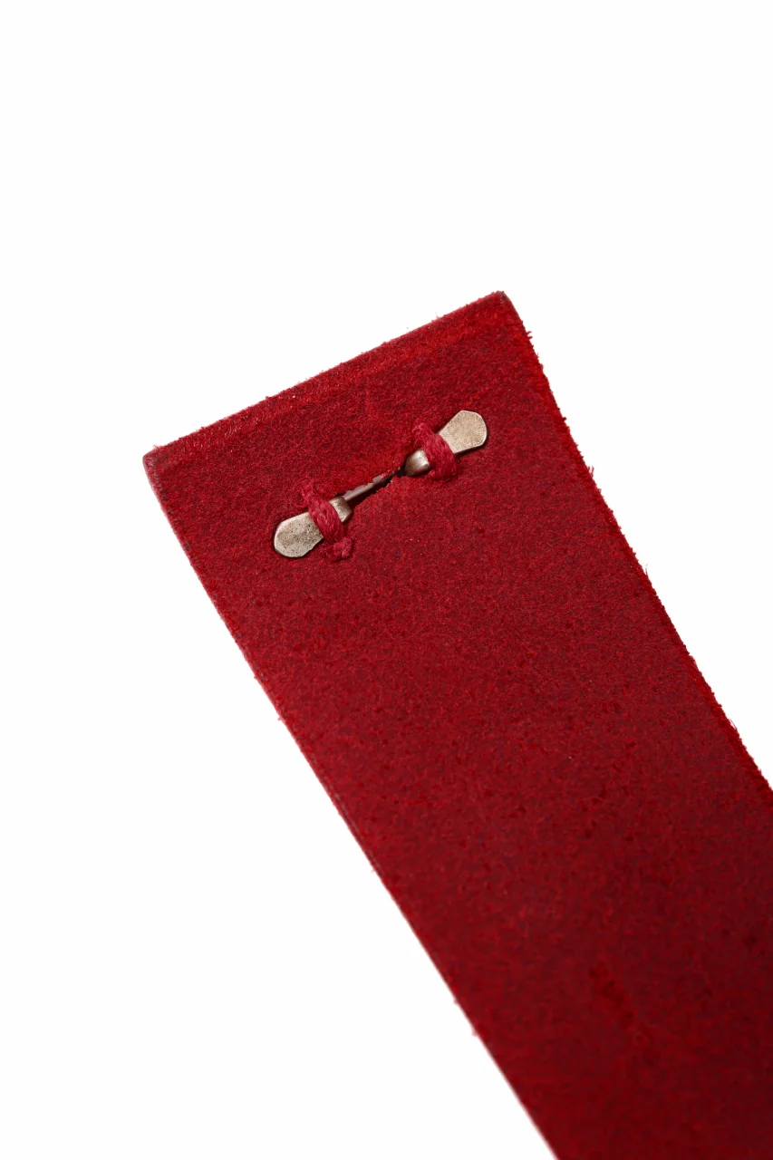 m.a+ croissant wrist band / A-F0K3/GR3,0 (CHILI RED) - Image 13